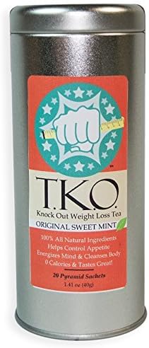 T.K.O. Knock Out Best Weight Loss Tea, All Natural Dieter's Tea, Boosts Metabolism, Cleanses Body, Aids Digestion, Great Addition to Any Diet by Skinny Jane Weight Loss and Nutrition