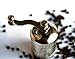 Bazaaranatolia Turkish Grinder, Spice Grinder, Pepper Grinder, Pepper Mill 3.0'' (Silver)
