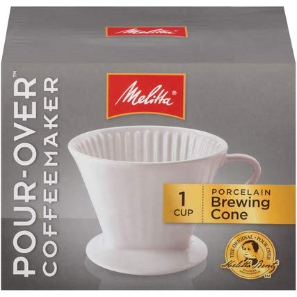 Melitta #2 Porcelain Pour-Over Cone Coffeemaker (Pack of 2) Melitta #2 Porcelain Pour-Over Cone Coffeemaker (Pack of 2)