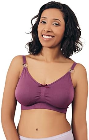 Mumba Seamless Maternity, Pregnancy Support and Nursing Bra with Feeding Tracker and Features to Aid Breastfeeding