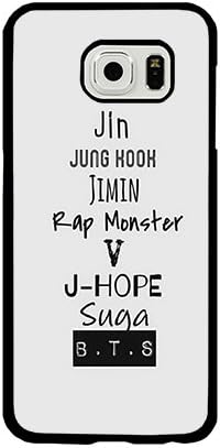 OVOSTOR ART MY MARKET Kpop BTS Bangtan Boys Black PC Hard Case For Samsung Galaxy S6 Case