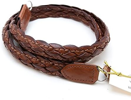 Neck strap ANGELO PELLE TRECCIATO NECK STRAP LIMITED 105cm light brown