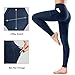 Women’s High Waist Yoga Pants with Side & Inner Pockets Tummy Control Workout Running Sports Leggings (XL, Purplish Blue)thumb 4