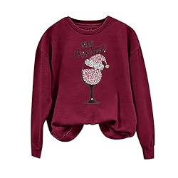 Plus Size Funny Christmas Shirts For Women Long