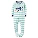 Carter's Little Boys' 1-Piece Snug Fit Cotton Pajamas (2T, Turquoise)