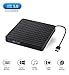External CD Drive, DORISO USB 3.0 Slim External DVD Drive, Portable CD/DVD-RW Drive Writer Rewriter Burner High Speed Data Transfer for Desktop Laptop Notebook Windows7/8/10, Mac OSX (Upgrade - Black)