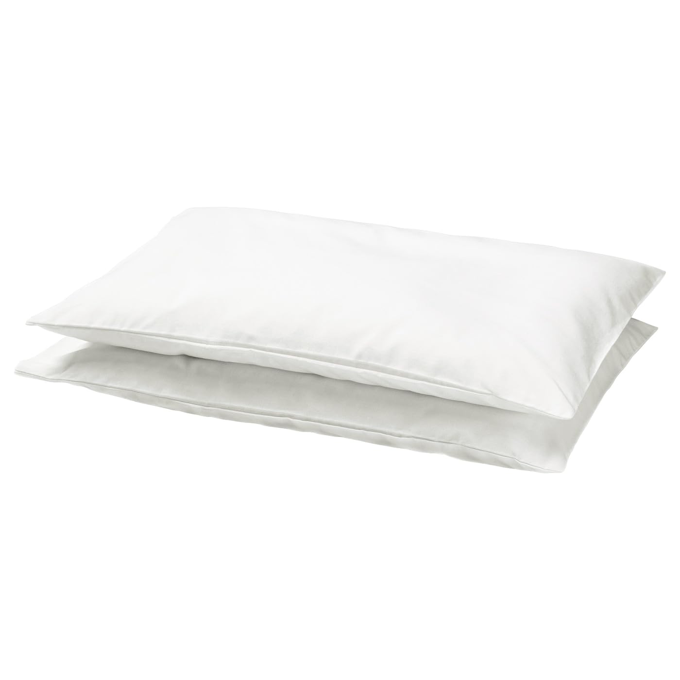 IKEA LEN pillowcase for cot, white, 35x55 cm