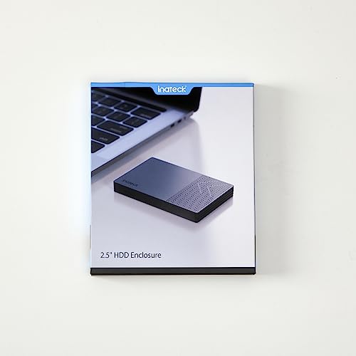 Inateck USB 3.2 Gen 2 Hard Drive Enclosure for 2.5 Inch SSDs and HDDs