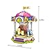 LOZ Building Block Amusement Park Mini Handmade Kit,Construction Toy Birthday Gift Kid Adult (Carousel)