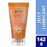 Personal Lubricant, K-Y Warming Jelly Personal Lube Tube, 5-Ounce Tubes (Pack of 2)