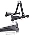 Guitar Stand, Ohuhu A Frame Portable Guitar Floor Stands Adjustable Light Weight Foldable Guitar Holder for Guitar, Bass, Violin, Ukulele, Banjo, Mandolin (Black) (1 - Pack)