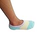 Deluxe Liner No Show Low Cut Socks For Flats Athetic Cotton For Kids Girls (Shoe size :12-6, pack 6/assorted)