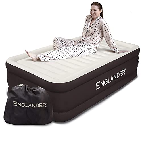 Englander Queen Air Mattress with Built in Pump Raised Double High