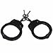 Ace Martial Arts Supply Professional Double Lock Handcuffs & Leg Cuffs (Black-Chain)