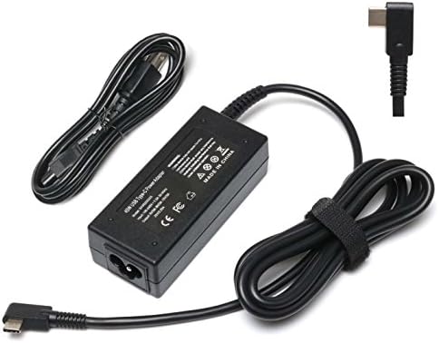 45W USB Type C AC Adapter for HP Spectre x360 13 TPN-CA01 Acer Travelmate B1 Lenovo YOGA 720 910 ThinkPad X1 Yoga5 Pro,Xiaomi Air 12 13 Core M-7Y30 i5-6200U i7-6500U Air 13 Laptop Dell LA65NM170