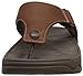 FitFlop Men's Trakk II In Leather Flip Flop, Tan, 11 M US