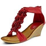 PATRIZIA Spring Step Harlequin Wedge Sandals for
