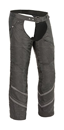 Milwaukee Performance Men's Textile Chap with Double Zip for Adjustment (Black, Large) - Thumbnail 3