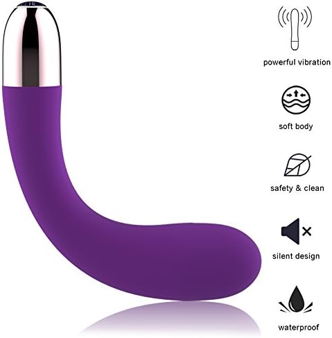 Silicone Rechargeable Massager,Multi Mode Massager Powerful 100% Waterproof Cordless Rechargeable for Women