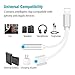 (Apple MFi Certified) Lightning to 3.5 mm Headphone Jack Adapter, Charger for iPhone 2 in 1 Converter Splitter Cable,Aux Audio Car Charger Adaptor to Music Headphone Compatible Support for iOS 12