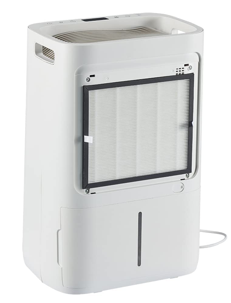 Greenmigo Luftentfeuchter 20L in 24h, Raumentfeuchter Entfeuchter mit HEPA & Aktivkohle 2in1 Vorfilter, Digitalanzeige, Ablaufschlauch, Wäschetrocknung, Timer, gegen Feuchtigkeit, Schimmel (ALPHA-Q20) 8