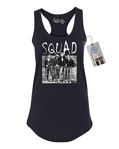 Custom Apparel R Us Golden Girls Squad Gang TV Show Womens Racerback Tank Top Black S