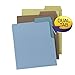 Smead Organized Up Heavyweight Vertical File Folders, Dual Tabs, Letter Size, Earth Tones, 6 per Pack (75405)