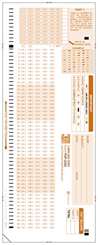 PDP-2052, (2052 A-E Compatible Test Sheet), 50 Sheet Packs