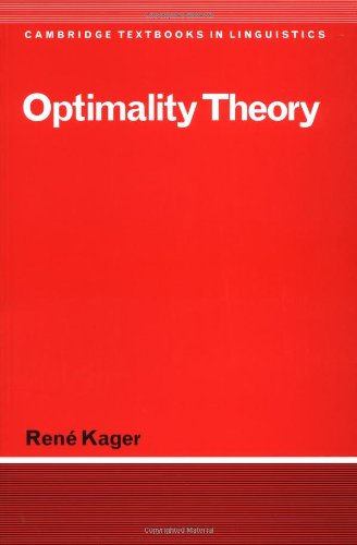 "Optimality Theory (Cambridge Textbooks in Linguistics)" av Rene Kager