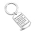 QIIER Christian Keychain Be Strong and Courageous Joshua 1:9 Bible Verse Dog Tag Pendant Keychain Religious Jewelry Inspirational Gifts(Joshua 1:9 Dog Tag)