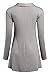 Ouncuty Women Tunic Tops, Fall Clothes Women Formal Wear Flowy Tops Fashion A Line Tops to Wear with Leggings 90s Tunic Grey Blouses for Women Long Sleeves Gray L