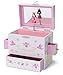 JewelKeeper Musical Jewelry Box 3 Drawers, Fairy Princess Unicorn Design, Dance The Sugar Plum Fairy Tune