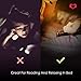 LoveReading Amber Mood and Blue Light Blocking Reading Light - Rechargeable Book Night Light for Reading in Bed - Clip on - Portable Bendable Neck - LED - USB Or Battery Operated - Reduces Eye Strain