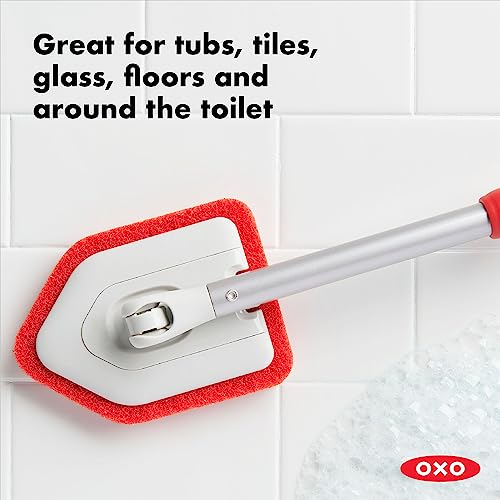 OXO Good Grips Extendable Shower, Tub and Tile Scrubber 42 inches