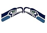 NFL Twin Seattle Seahawks Die Cut Color Automobile Emblem sticker pack