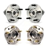 Front Rear Wheel Bearing & Hub Assembly Kit For
