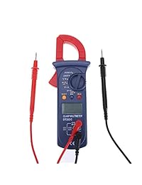 Medidor de abrazadera digital, medidor de voltios Yeeson con rango automático; medidor de voltaje, corriente CA, resistencia, continuidad; diodos de prueba,