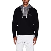 Armani Exchange mens Piquet Pullover Hooded Sweatshirt