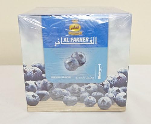 1 Kg. Al Fakher Shisha Molasses - Non Tobacco Blueberry Flavour Hookah Water Pipe