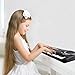 M SANMERSEN Kids Piano for Boys Girls, 2018 Improved Version 61 Keys Electronic Multifunction Keyboard Piano Musical Instrument for Kids Black