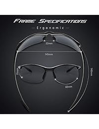 JULI Polarized Gafas de sol deportivas para Hombre Mujer Tr90 marco irrompible para correr pesca béisbol conducción MJ8002
