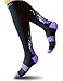 Compression Socks Women 20-30mmhg Knee high or Men - Best Stockings for Running, Medical, Athletic, Edema, Diabetic, Varicose Veins, Travel, Pregnancy, Shin Splints.