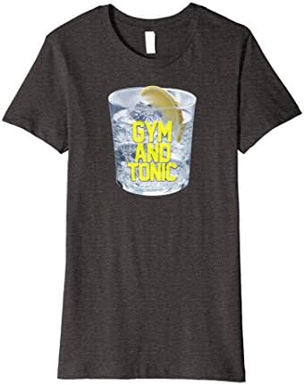 Womens Gym And Tonic t-shirt, gin, alcoholic beverage, bar, fitness Large Dark Heather