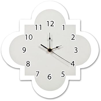 Trend Lab Quatrefoil Wall Clock, Gray