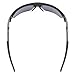 NAGA Sports Pioneer Model UV400 Sports Sunglasses - (Non Polarized Normal Grey Lens Black Frame)