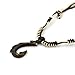 HZMAN Hawaiian Fish Hook Pendant Hemp Cord Chain - Maori Tribal Necklace