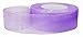 Hipgirl 50 Yard 1.5 Inch Shimmer Sheer Organza Ribbon for Gift Package Wrapping, Hair Bow Clips & Accessories Making, Crafting, Wedding, Boy Girl Baby Shower, Decorating, Parties, Tying Favors-Purple