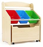 Tot Tutors Kids' Store-All Unit, Natural Finish (Kitchen)