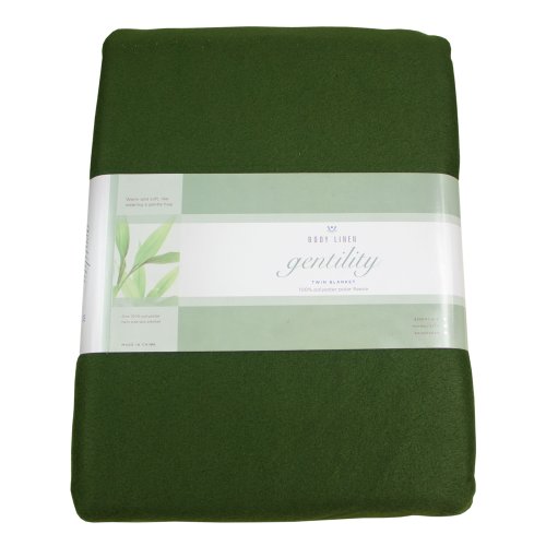 GentilityÂ© Polar Fleece Massage Table Blanket, Forest Green