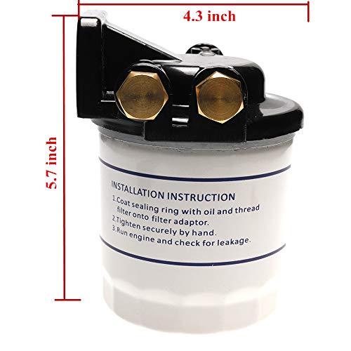 iFJF 802893Q01 Fuel Water Separator Kit 10 Micron 1879831 Filters for